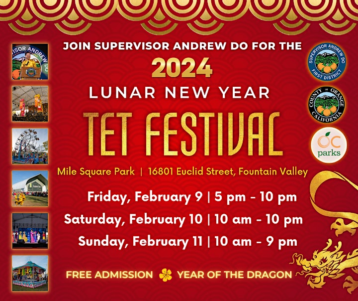 2024 Orange County Lunar New Year Tet Festival Family Kids Fun